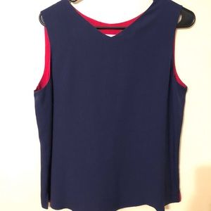 Talbots Reversible Silk Top